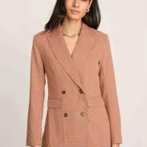 French Mauve Daphne Blazer in Burnt Orange